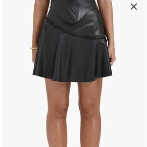 House of CB Faux Leather skirt